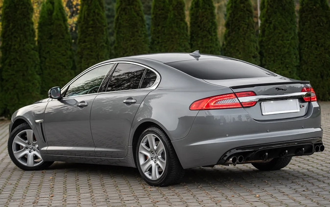 Jaguar XF cena 56900 przebieg: 177123, rok produkcji 2013 z Żmigród małe 436